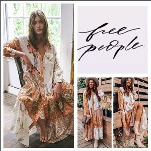 Free People Days of Ditzies Maxi Dress NWT!!!